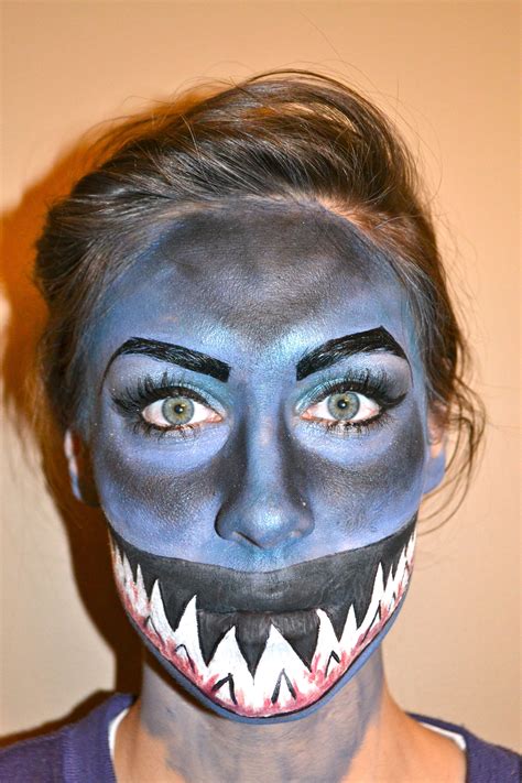 cute shark makeup|shark makeup looks.